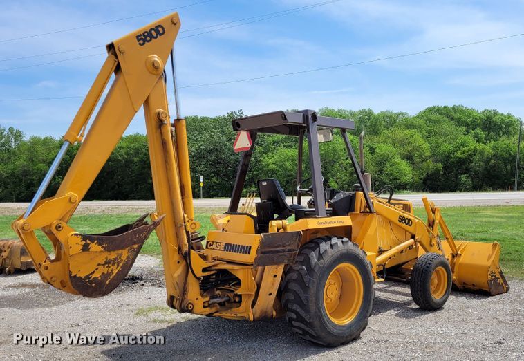 image for item FC9130 1983 Case 580D  backhoe