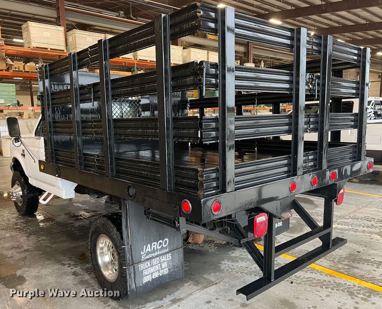 image for item HL9083 1997 Ford F450 Super Duty  flatbed truck