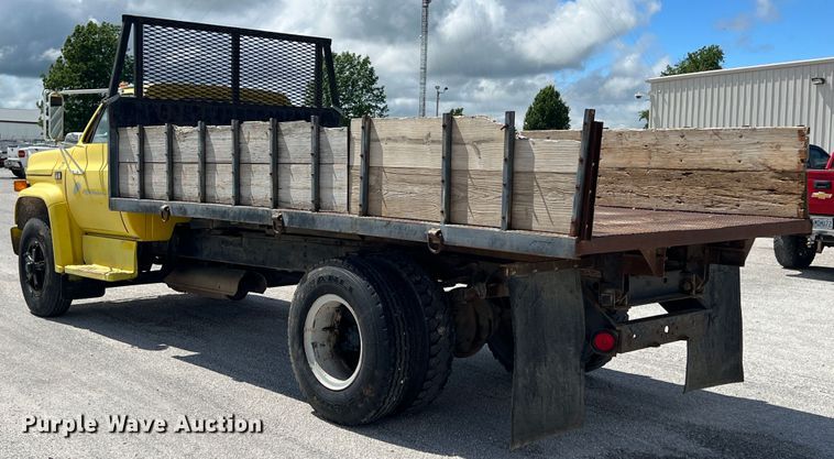 image for item HL9096 1986 Chevrolet C60  dump flatbed truck