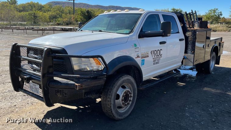 image for item IK9604 2014 Dodge Ram 5500 Crew Cab utility / service truck