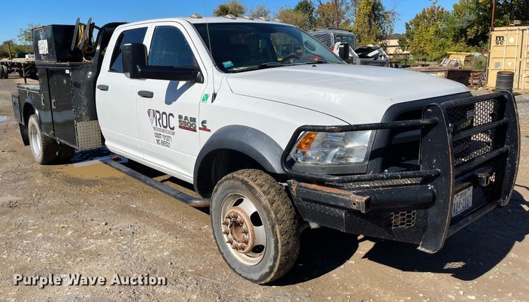 image for item IK9604 2014 Dodge Ram 5500 Crew Cab utility / service truck