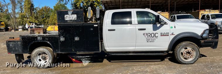 image for item IK9604 2014 Dodge Ram 5500 Crew Cab utility / service truck