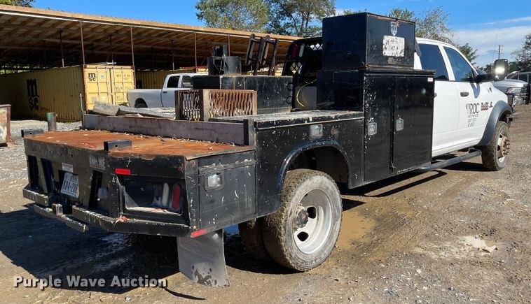 image for item IK9604 2014 Dodge Ram 5500 Crew Cab utility / service truck