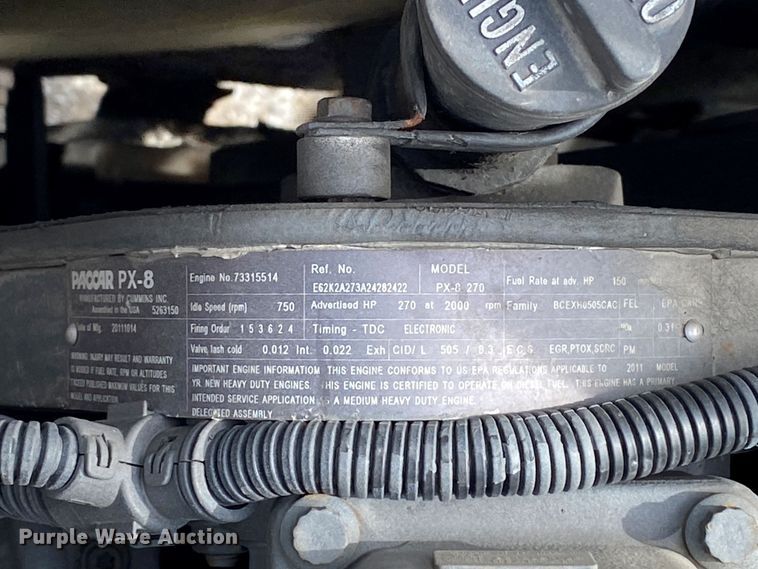 image for item JU9219 2012 Kenworth T370  delivery truck