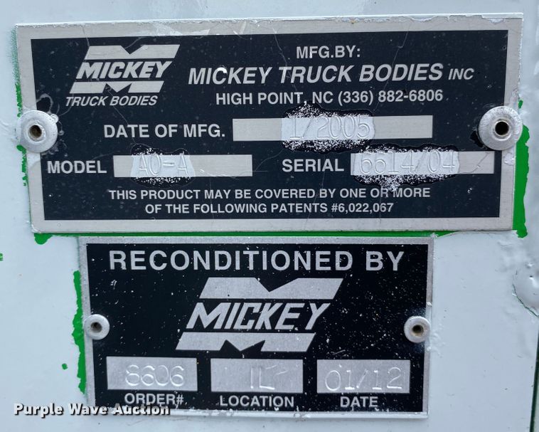 image for item JU9219 2012 Kenworth T370  delivery truck