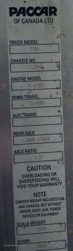 image for item JU9230 2008 Kenworth T300  flatbed truck