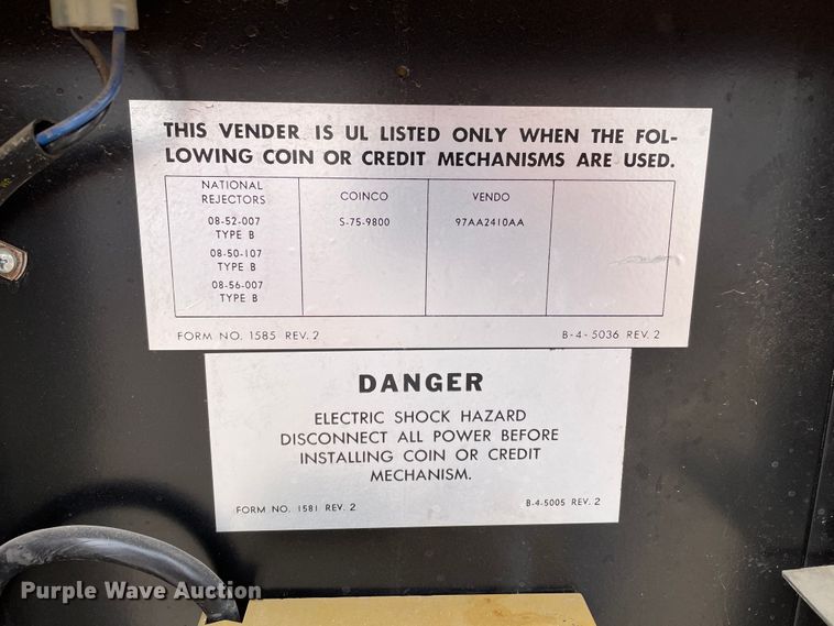 image for item JX9832 Vending machine