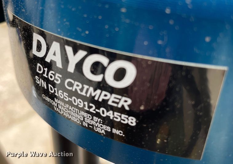 image for item JX9833 Dayco D165  hydraulic crimper