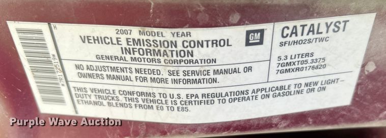 image for item KC9936 2007 Chevrolet Tahoe LTZ  SUV