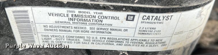 image for item KC9937 2005 Saturn Vue  SUV