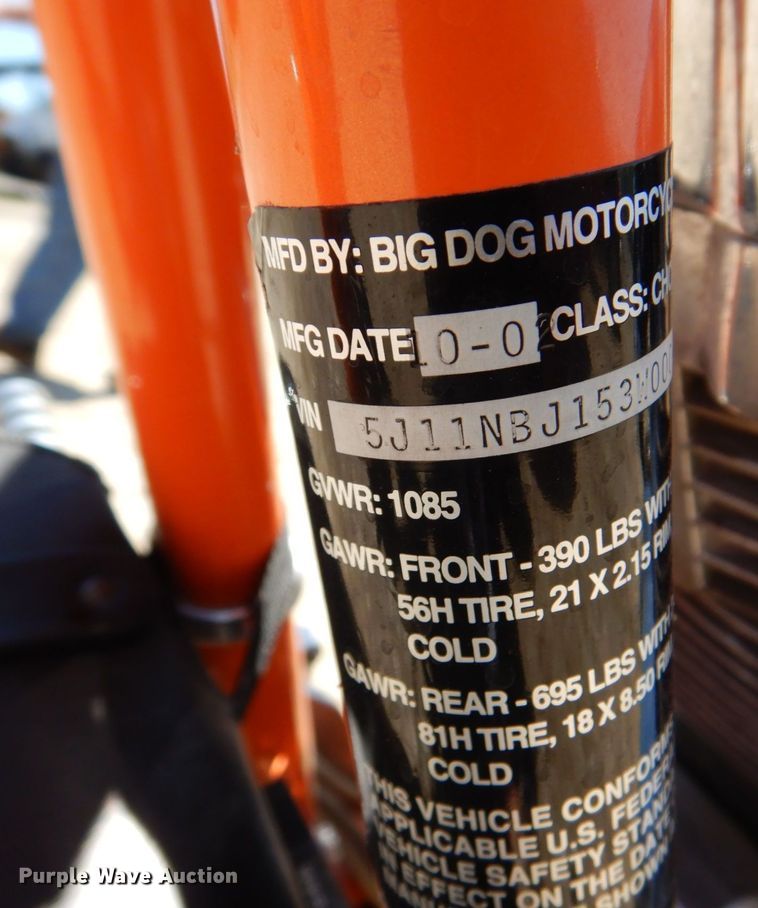 image for item KD9937 2003 Big Dog  motorcycle
