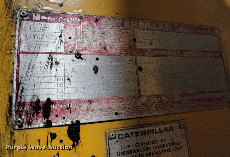 image for item KE9932 Caterpillar T50C  forklift