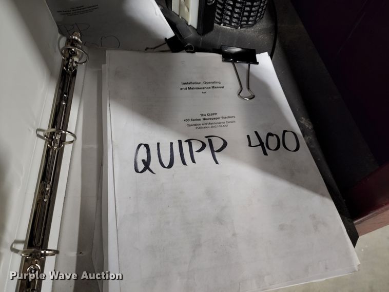 image for item KE9934 Quipp 350  newspaper stacker