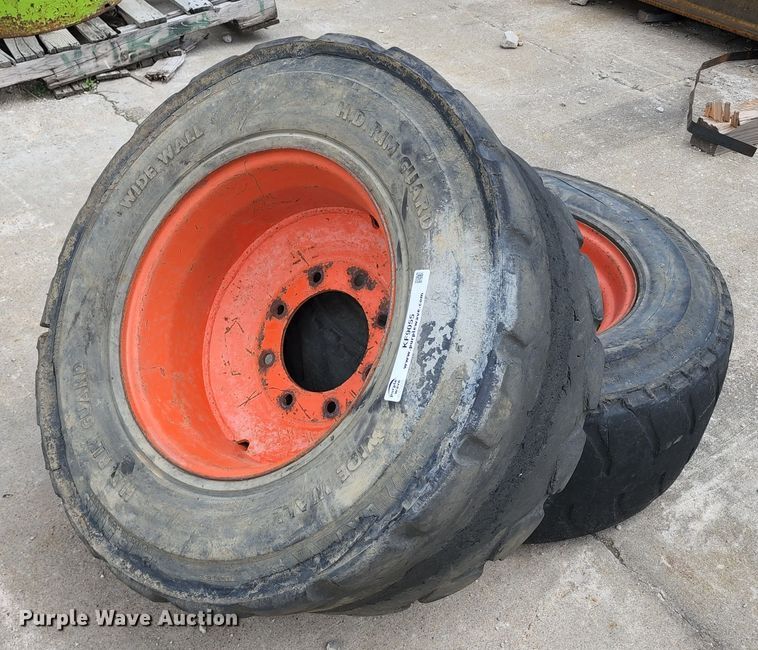 image for item KF9055 (2) 12-16.5 tires and wheels