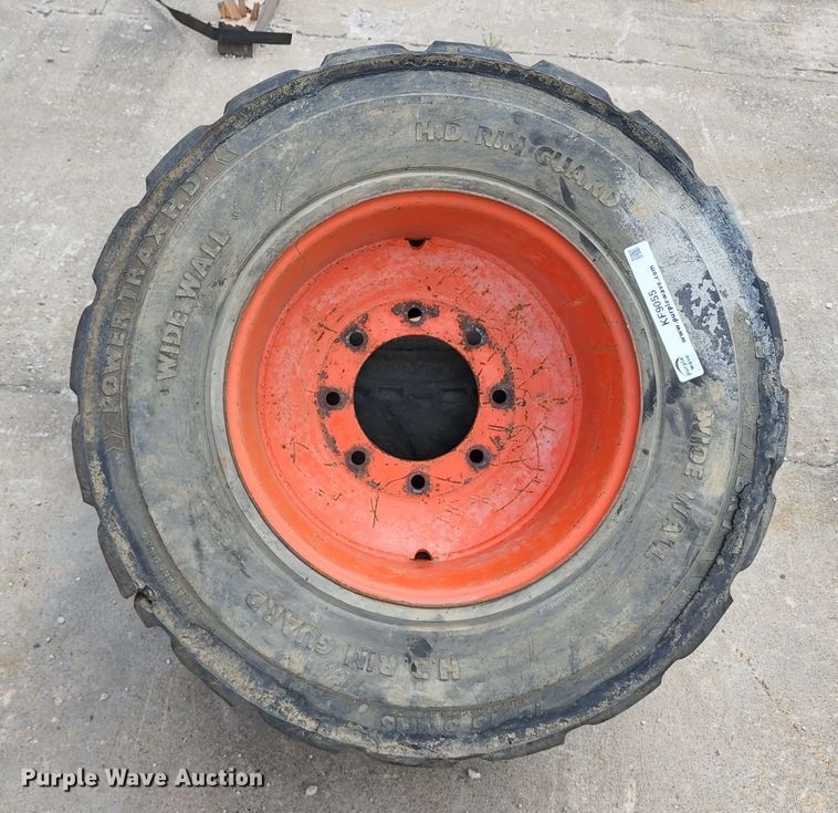 image for item KF9055 (2) 12-16.5 tires and wheels