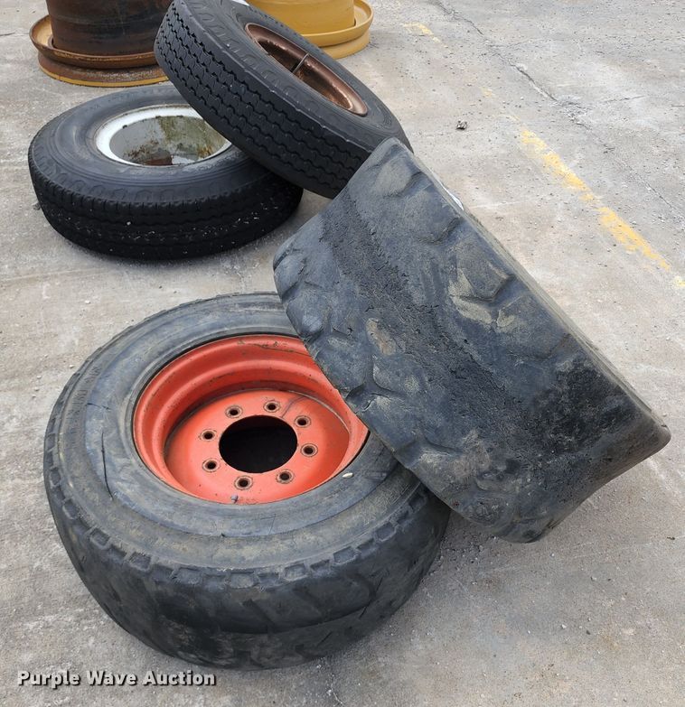 image for item KF9055 (2) 12-16.5 tires and wheels