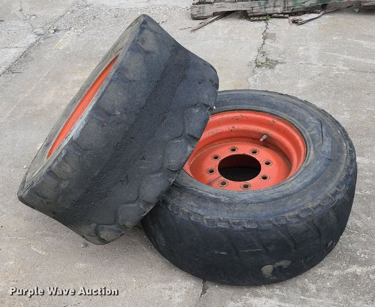 image for item KF9055 (2) 12-16.5 tires and wheels