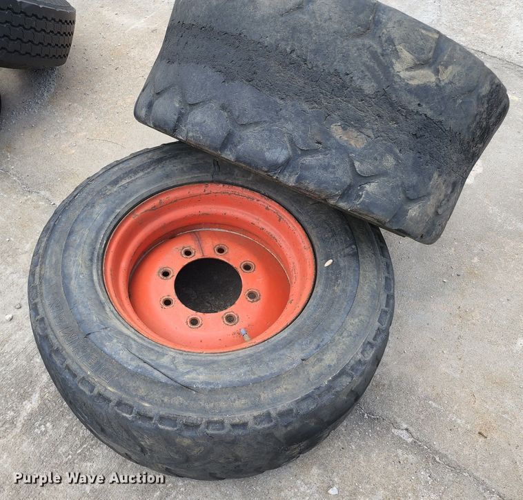 image for item KF9055 (2) 12-16.5 tires and wheels