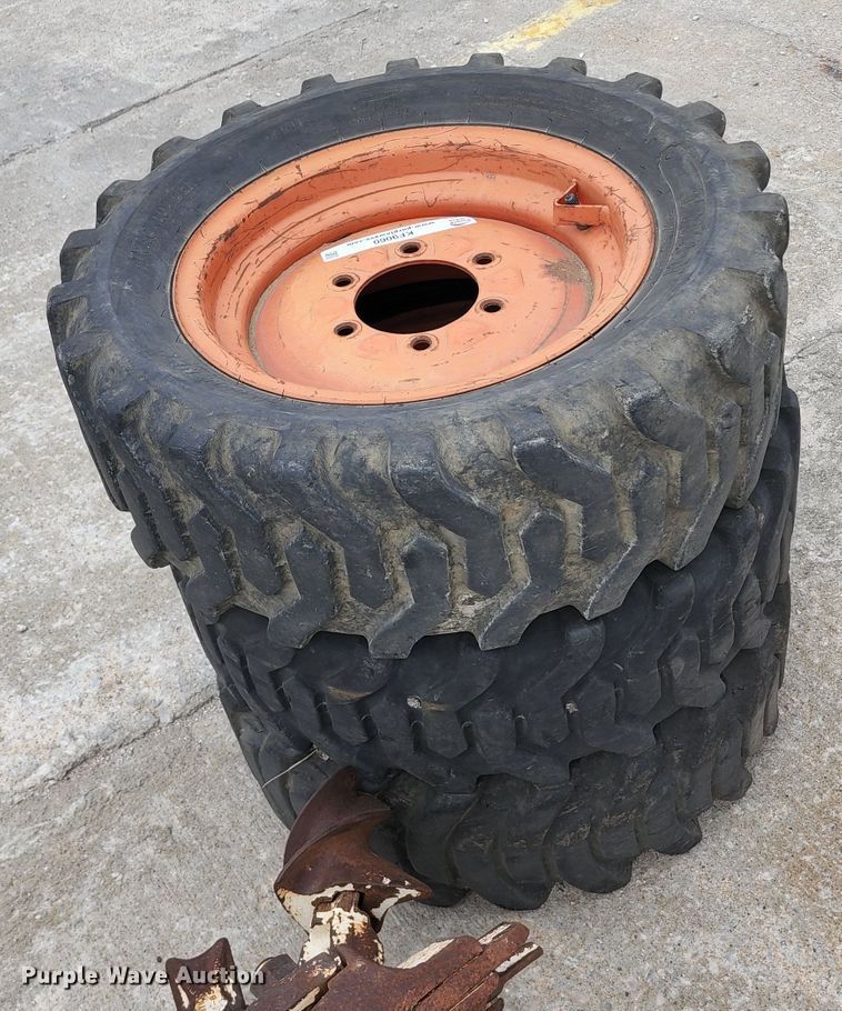 image for item KF9060 (3) 27x8.50-15 tires and wheels