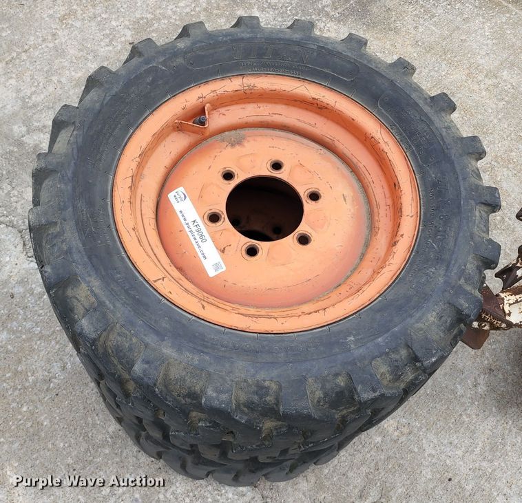 image for item KF9060 (3) 27x8.50-15 tires and wheels