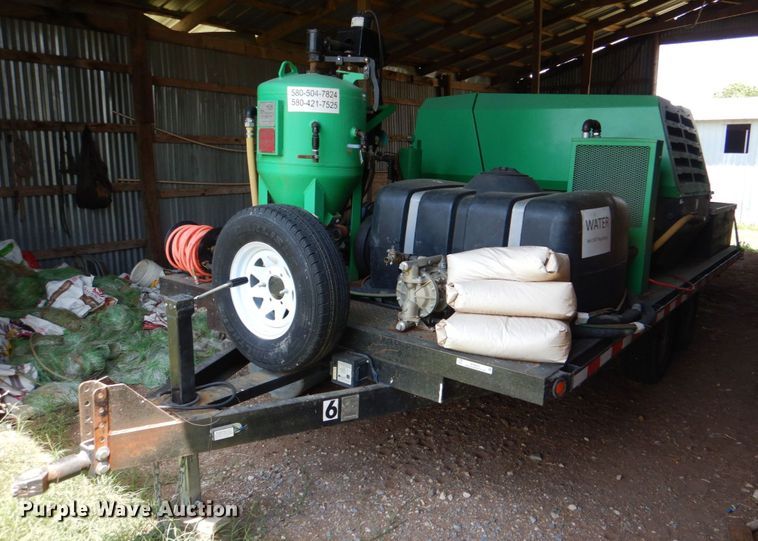 image for item KP9055 2017 Rotair D300T4F  sand blaster trailer