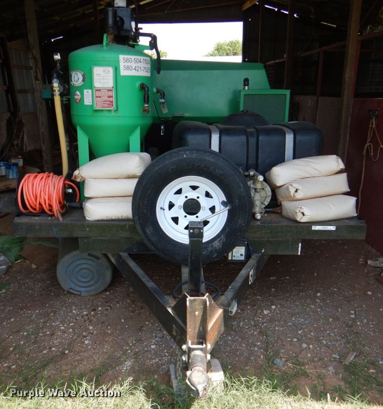 image for item KP9055 2017 Rotair D300T4F  sand blaster trailer