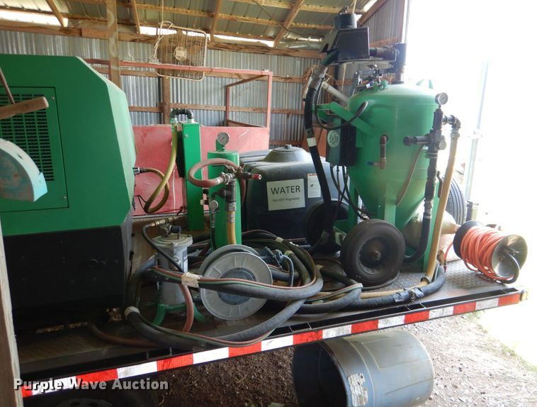 image for item KP9055 2017 Rotair D300T4F  sand blaster trailer