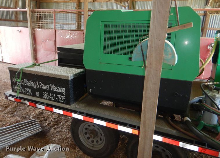 image for item KP9055 2017 Rotair D300T4F  sand blaster trailer