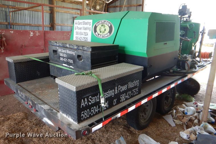 image for item KP9055 2017 Rotair D300T4F  sand blaster trailer