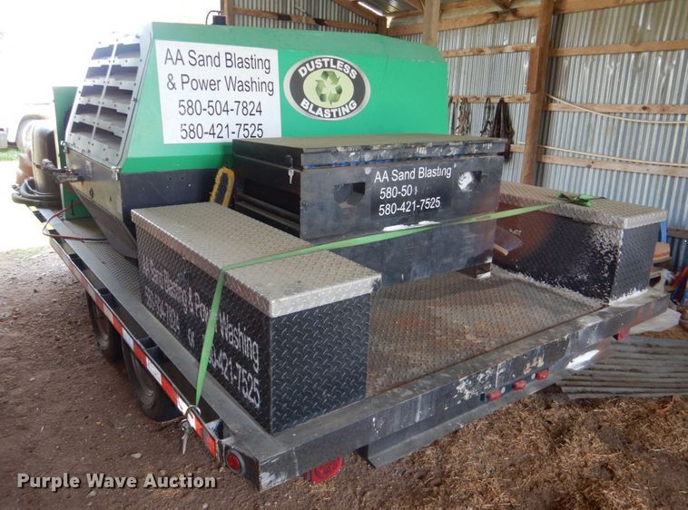 image for item KP9055 2017 Rotair D300T4F  sand blaster trailer
