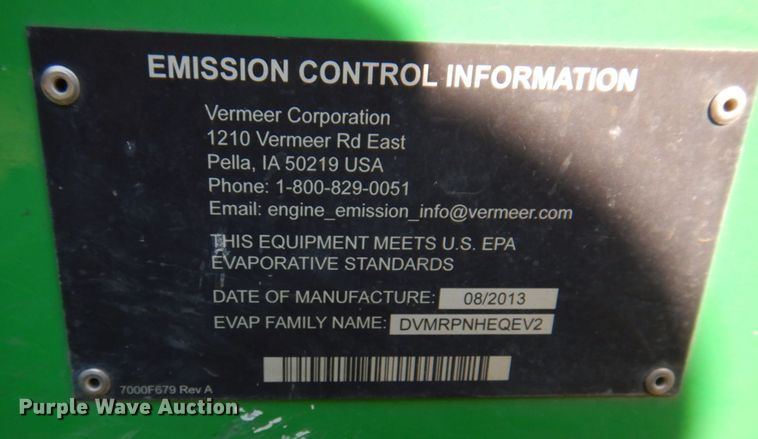 image for item KR9308 2013 Vermeer SC252  stump grinder