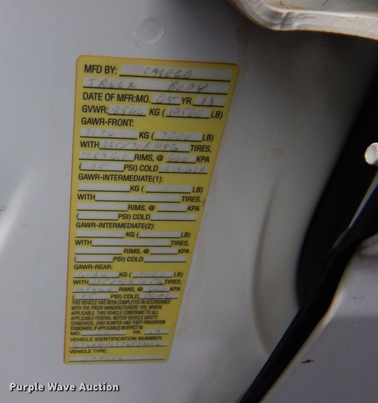 image for item KR9332 2013 Dodge Ram 5500HD  utility / service truck