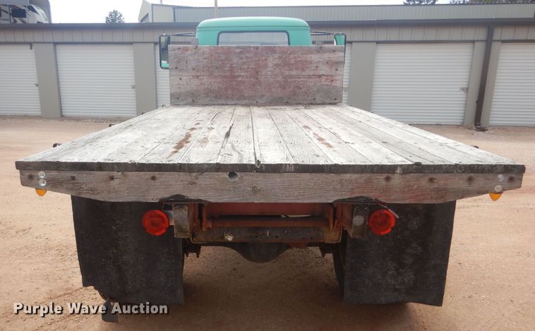image for item KS9932 1957 GMC 350  dump flatbed truck