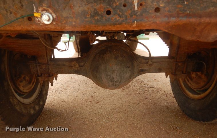 image for item KS9932 1957 GMC 350  dump flatbed truck