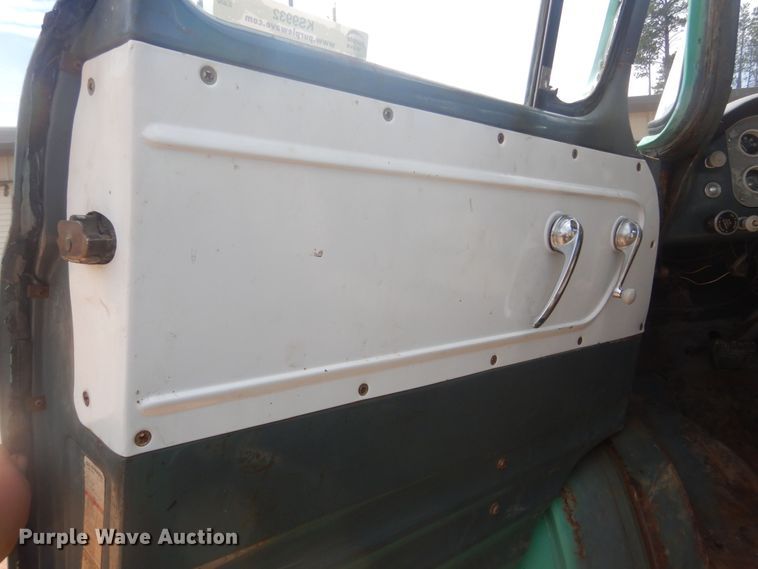 image for item KS9932 1957 GMC 350  dump flatbed truck