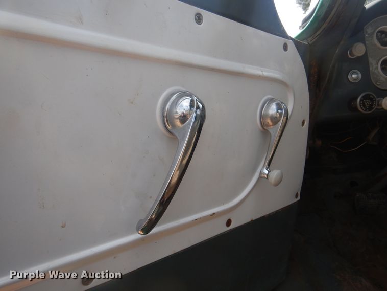 image for item KS9932 1957 GMC 350  dump flatbed truck