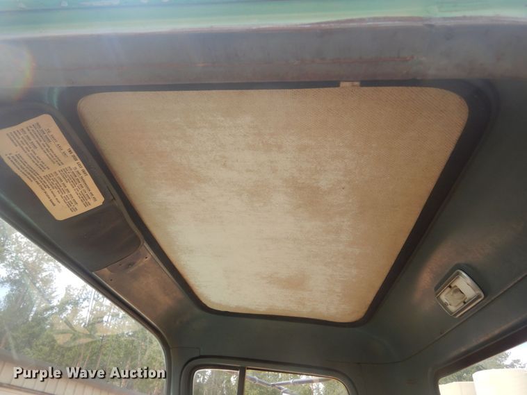 image for item KS9932 1957 GMC 350  dump flatbed truck