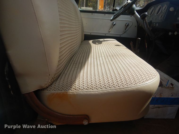 image for item KS9932 1957 GMC 350  dump flatbed truck