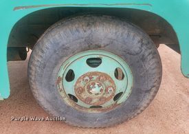 image for item KS9932 1957 GMC 350  dump flatbed truck