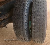 image for item KS9932 1957 GMC 350  dump flatbed truck