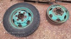 image for item KS9932 1957 GMC 350  dump flatbed truck