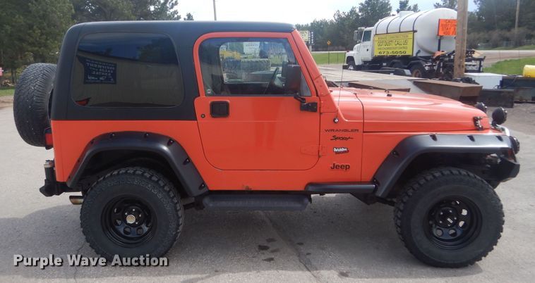 image for item KS9934 2002 Jeep Wrangler Sport  SUV