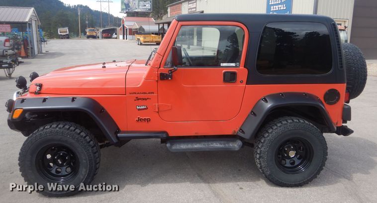 image for item KS9934 2002 Jeep Wrangler Sport  SUV