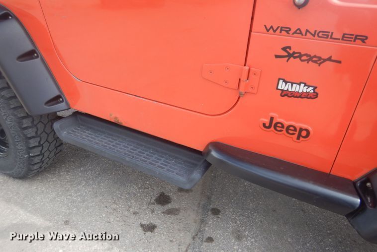 image for item KS9934 2002 Jeep Wrangler Sport  SUV