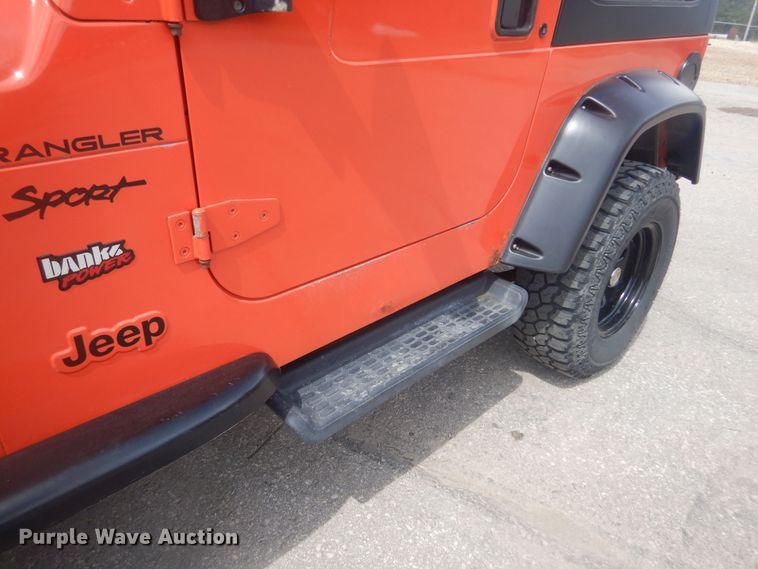 image for item KS9934 2002 Jeep Wrangler Sport  SUV