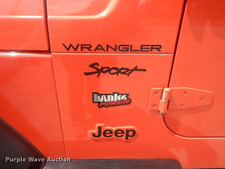 image for item KS9934 2002 Jeep Wrangler Sport  SUV