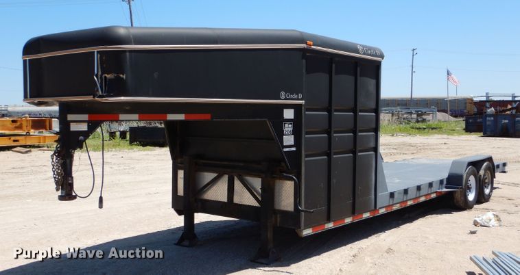 image for item LS9235 2012 Circle D 26GNMP  equipment trailer