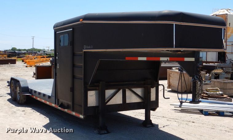 image for item LS9235 2012 Circle D 26GNMP  equipment trailer