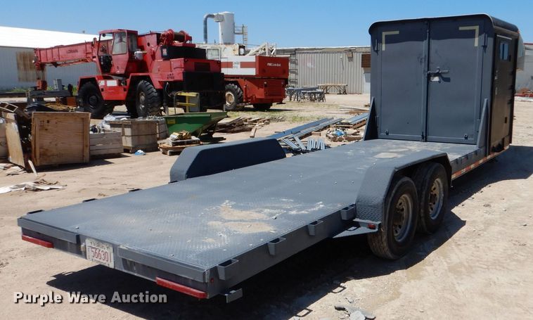image for item LS9235 2012 Circle D 26GNMP  equipment trailer