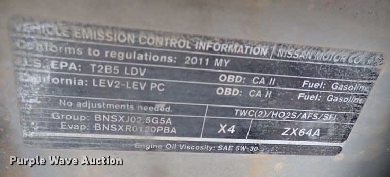 image for item LU9003 2011 Nissan Altima